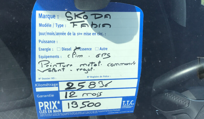 
								SKODA FABIA III 1.0 MPI 60 full									