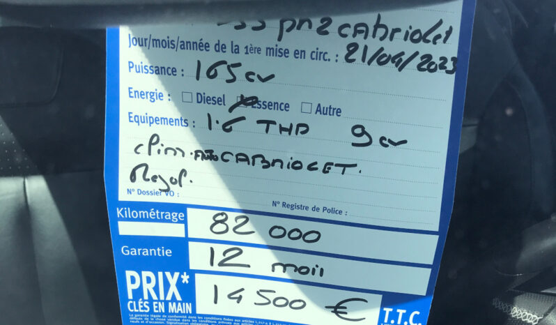 
								CITROEN DS3 Ph2 CABRIOLET 1.6 THp 165 full									